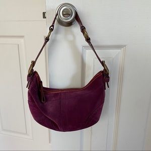 ‼️SOLD‼️ Vintage suede coach